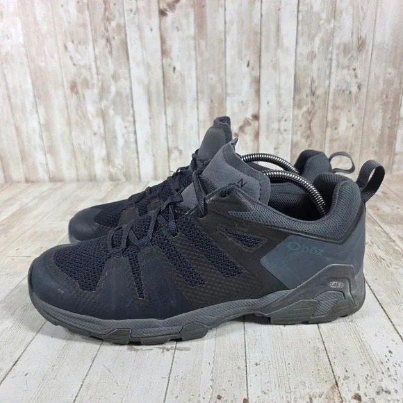 Oboz Mens Dark Gray Trail Hiking Shoes‎ Size 10.5